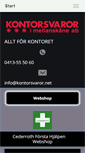 Mobile Screenshot of kontorsvaror.net