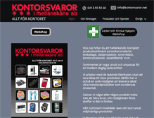 Tablet Screenshot of kontorsvaror.net